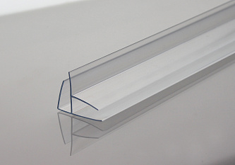 Профиль угловой прозрачный 8-10мм Стандарт 6м