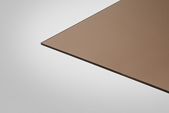 Монолитный поликарбонат Колибри 6*2050*6000 бронзовый 40%