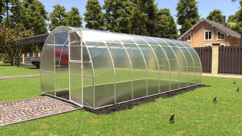 Теплица "Зима  Лето" оцинкованная 4м