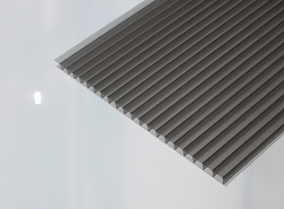 Монолитный поликарбонат Колибри 3*2050*3050 графитовый 30%