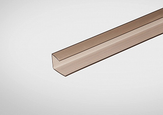 Профиль UP- торцевой Эко 8*2100 бронзовый