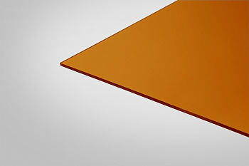 Монолитный поликарбонат Колибри 10*3065*1400 янтарный