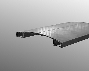 Планка несущая алюминиевая верхняя(Крышка) 6000мм