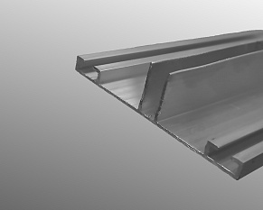 Планка несущая алюминиевая нижняя ( база)6000мм